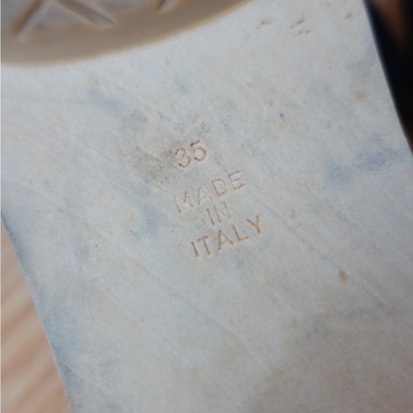 Chanel Black Wooden Platform Sandals - Picture 3 of 4